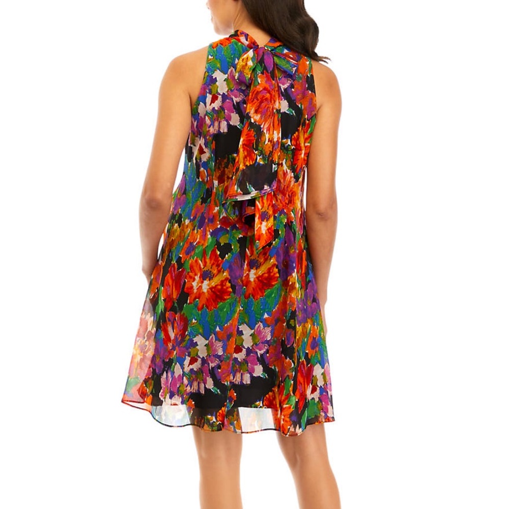 NWOT Floral sleeveless dress - Picture 2 of 9